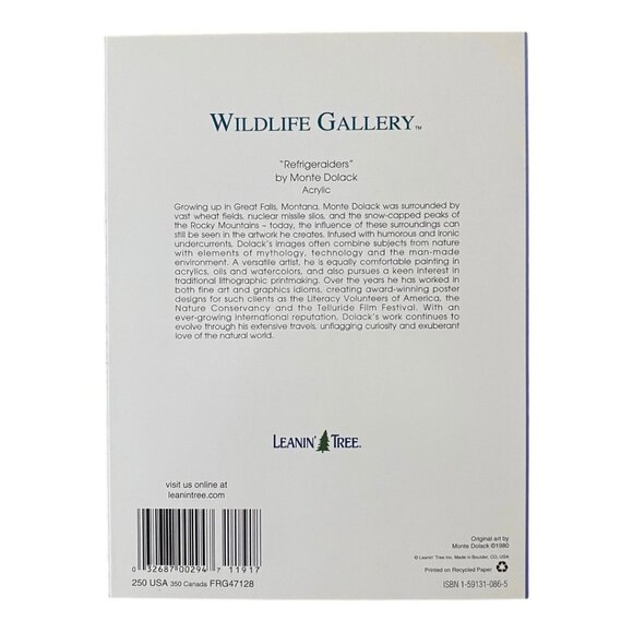 VTG "Refrigeraidors" Penguin Leanin' Tree Friendship Greeting Card & Magnet Mont - Picture 5 of 11